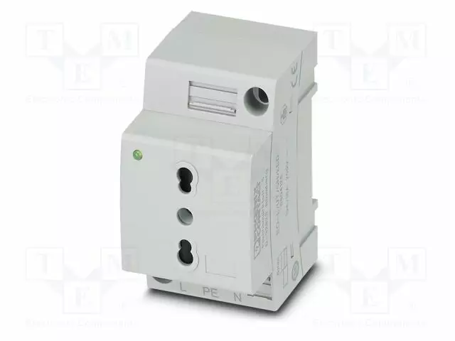 KOJELIITIN RUNKO NAARAS - 16A - PIN: 3 - DIN-KISKOLLE - Kiskoliittimet - EO-LUTSHLED - 1
