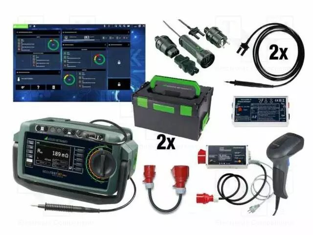 MITTARI: SÄHKÖJÄRJESTELMÄN MITTARI - KOSKETUSNÄYTTÖ,LCD - USB - Sähköverkostojen testerit ja mittarit - GM-M708D - 1