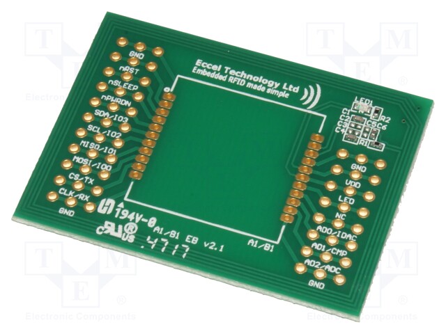 KEHITYSPAKETTI - ANTENNI - 34X40MM - RFID-moduulit ja -lukijat - RFID-A1B1-EXPBOARD - 1