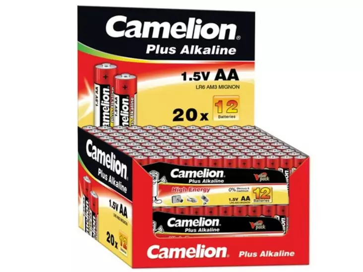 ALKALIPARISTOSETTI DISPLAY 12 kpl AA / LR6 1,5V/2600mAh - Alkaliparistot - LR6CD - 1