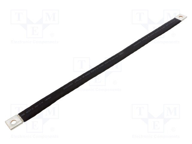 PUNOS - ERISTETTY MAADOITUSTEIPPI - W: 20MM - 25MM2 - Ø1: 9MM - Ø2: 9MM - Kuparipalmikot - IKT-025-300-0909-D - 1