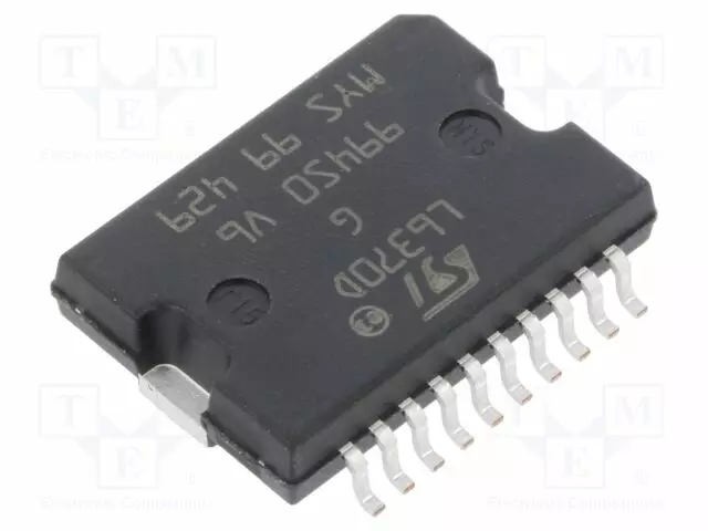 IC: POWER SWITCH - HIGH-SIDE - 2,5A - CH: 1 - SMD - POWERSO20 - TUUBI - Power switches - mikropiirit - L6370D - 1