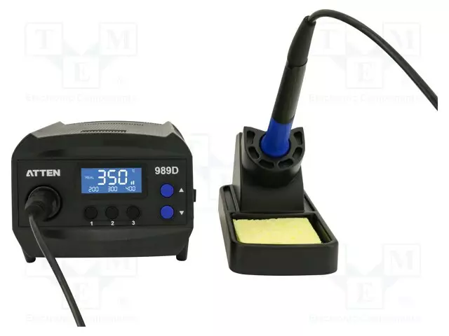 ASEMA: JUOTOS-ASEMAN TEHO: 65W - 80÷480°C - LCD NÄYTTÖ - Juotosasemat - AT-989D - 1