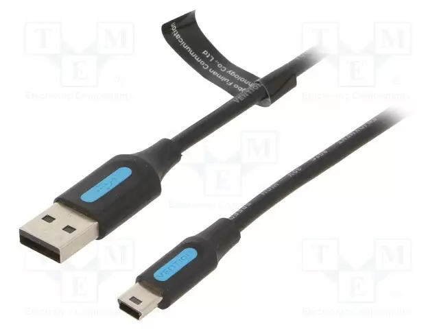 KAAPELI - USB 2.0 - USB A PISTOKE,USB B PIENOISPISTOKE - 0,5M - PVC - USB kaapelit ja adapterit - COMBD - 1