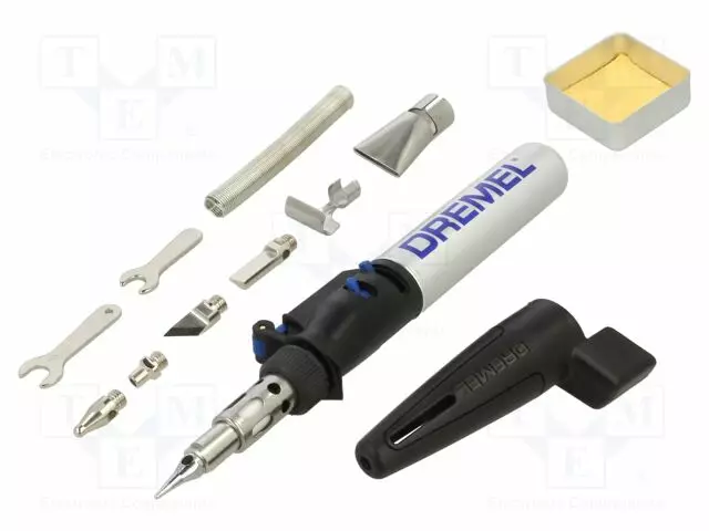 KAASUJUOTIN - 1200°C - KÄRJEN LÄMPÖTILA: 550°C - 17ML - 90MIN - Kaasujuottimet, -polttimet ja -kärjet - DREMEL-VERSATIPJD - 1