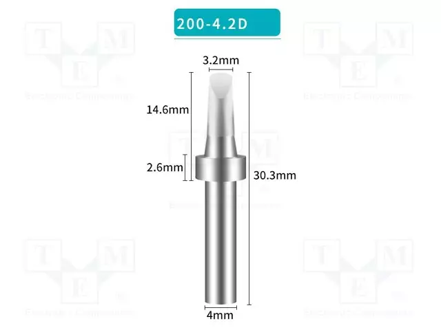 KÄRKI - RUUVIMEISSELI - 4,2MM - JUOTINASEMAA VARTEN - Juotinkärjet - BK200-4.2D - 1