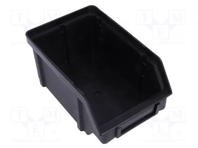 SÄILIÖ: KYVETTI - ESD - 77MM - 56MM - MUSTA - POLYPROPYLEENI - D: 119MM - ESD rasiat, laatikot - A.PM5ESD - 1