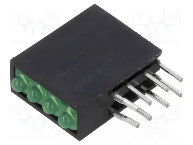 LED - KOTELOSSA - 1,8MM - DIODIEN LM: 4 - VIHREÄ - 20MA - 50° - 20MCD - Merkkivalot ja pienoislamput - H485CGD - 1