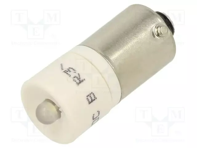 LED LAMPPU - VALKOINEN - BA9S,T10 - 48VDC - 48VAC - MUOVI - 3MM - -20÷60°C - Merkkivalot ja pienoislamput - 1860265W3D - 1