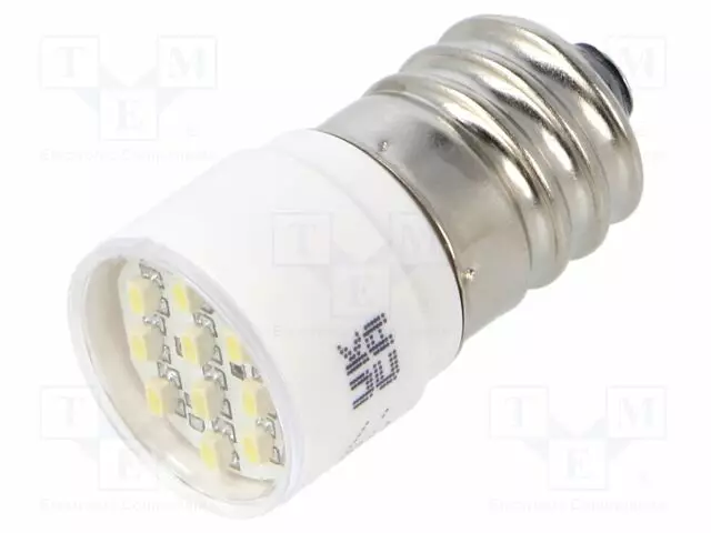 LED LAMPPU - VALKOINEN - E14 - 230VDC - 230VAC - MUOVI - -20÷60°C - Merkkivalot ja pienoislamput - 1884723W3D - 1