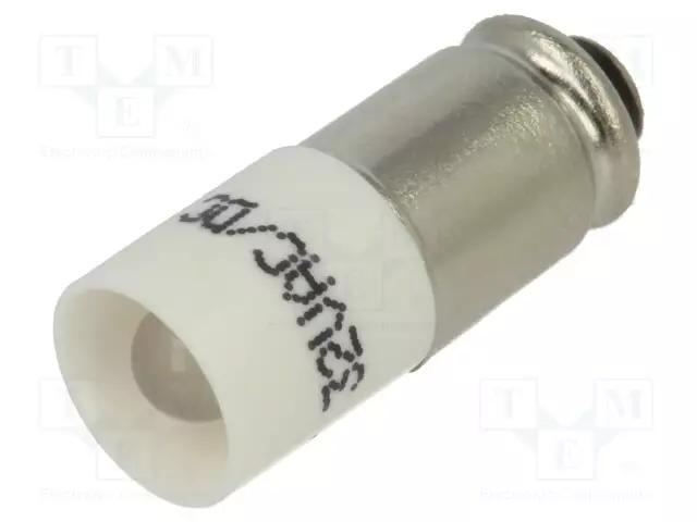 LED LAMPPU - VALKOINEN - S5,7S,T1-3/4 - 32VDC - 32VAC - MUOVI - 3MM - Merkkivalot ja pienoislamput - 15121D5W3D - 1