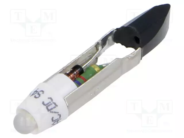 LED LAMPPU - VALKOINEN - T5,5 - 28VDC - 28VAC - MUOVI - 3MM - -20÷60°C - Merkkivalot ja pienoislamput - 1505145W3D - 1