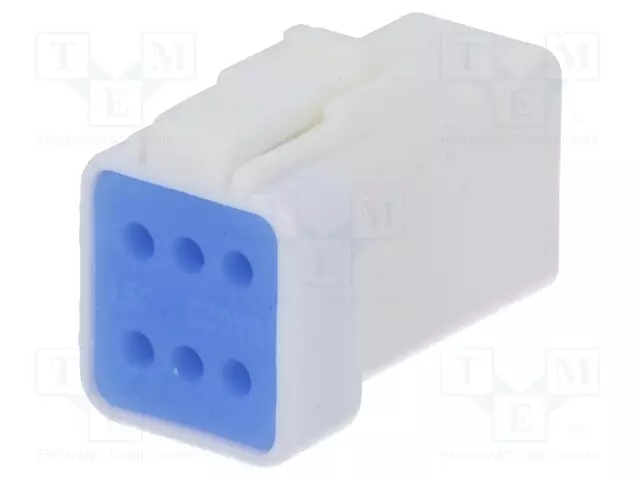 LIITIN: JOHTO-JOHTO/LEVY - PISTOKE - NAARAS - JWPF - 3A - 100V - PIN: 6 - Ajoneuvoliittimet - 06R-JWPF-VSLE-D - 1