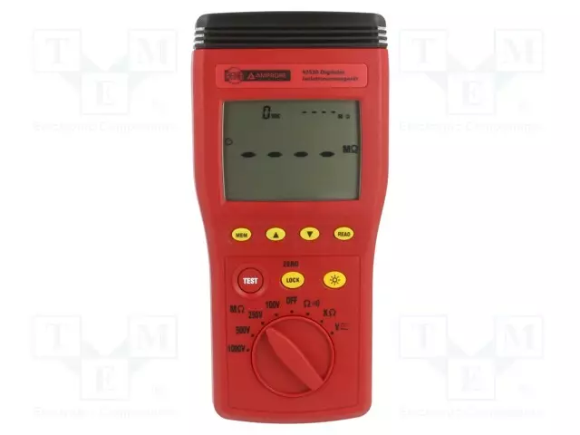 MITTARI: ERISTYSRESISTANSSI-LCD - 3,75 NUMEROA - VAC: 1÷600V - Sähköverkostojen testerit ja mittarit - 93530-D - 1