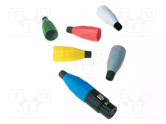 MURTOSUOJA - PUNAINEN - XLR liittimet ja tarvikkeet - AC-NUT-RED - 1