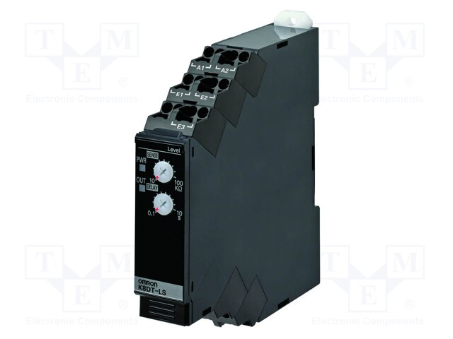 TASON VALVONTARELE - JOHTAVAN NESTEEN TASO - 24VAC - 24VDC - SPDT - Valvontareleet - K8DT-LS1CD - 1