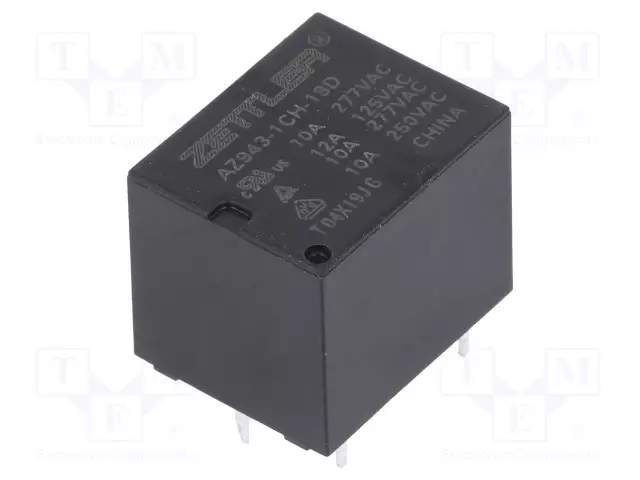 RELE - SPDT - UKELAN: 18VDC - 15A - 10A/277VAC - PCB - Pienoisreleet - AZ943-1CH-18D - 1