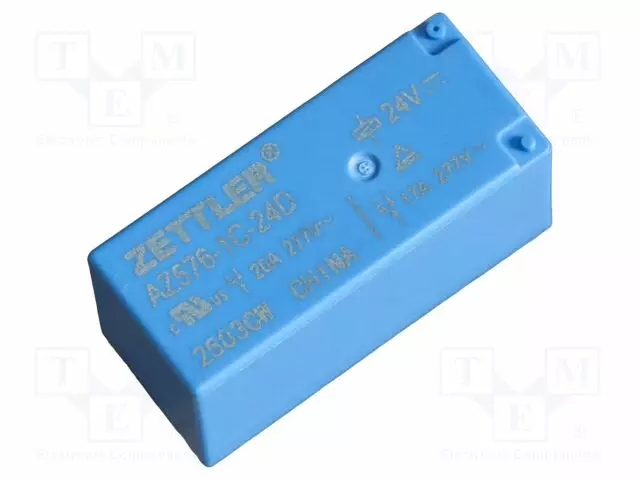 RELE - SPDT - UKELAN: 24VDC - 20A/277VAC - PCB - Pienoisreleet - AZ576-1C-24D - 1