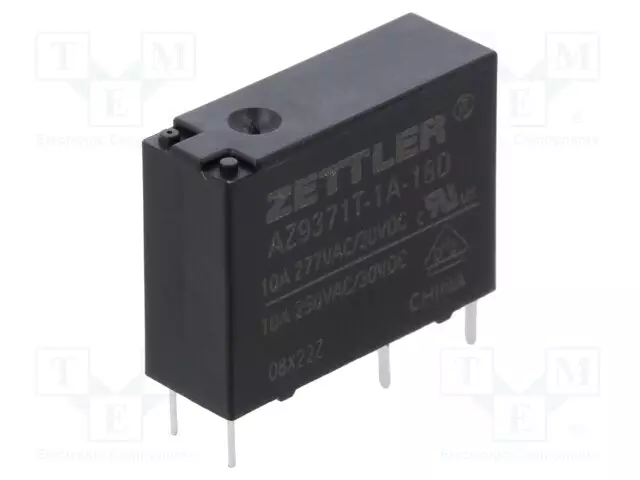 RELE - SPST-NO - UKELAN: 18VDC - 10A - 10A/277VAC - Pienoisreleet - AZ9371T-1A-18D - 1