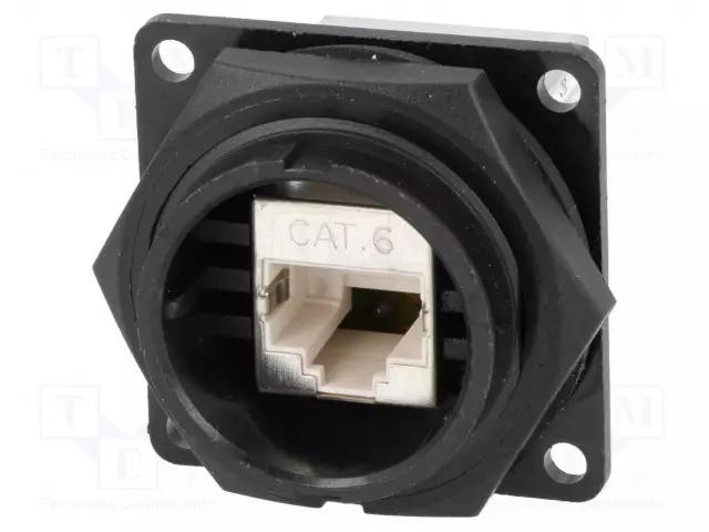 LIITIN: RJ45 - PISTORASIA - DC - PIN: 8 - CAT: 6 - SUOJATTU - 8P8C - IDC - RJ liittimet - DCP-RJ6SB-SD - 1