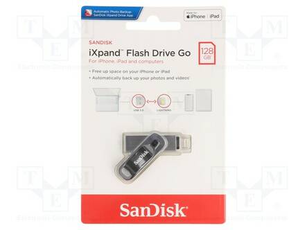 PENDRIVE - USB 3.0 - 128GB - IXPAND FLASH DRIVE GO - USB muistit - SDIX60N-128G-GN6NE - 1