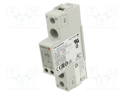 PUOLIJOHDERELE - 20÷275VAC,24÷190VDC - 25A - 24÷264VAC - IP20 - Puolijohdereleet - RGS1A23A25KKE - 1
