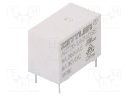 RELE - SPST-NO - UKELAN: 24VDC - 5A - 5A/250VAC - Pienoisreleet - AZ770-1A-24DSE - 1