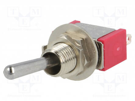 VIPUKYTKIN - ASENNOT: 2 - SPDT - ON-ON - 5A/125VAC - 5A/28VDC - -30÷85°C - Vipukytkimet - IC1101T1B1M1QE - 1