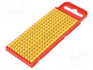 MERKIT - MERKINTÄ: +,-.,/,MAADOITUS - 2÷2,8MM - POLYAMIDI - -40÷85°C - Kaapeleiden merkintä - WIC1-SIGN-PA66-YE - 1