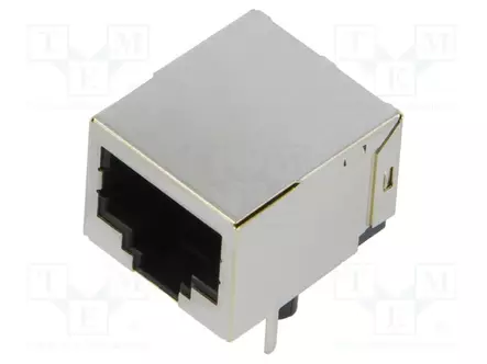 LIITIN: RJ45 - PISTORASIA - PIN: 8 - CAT: 5E - SUOJATTU - 8P8C - THT - RJ liittimet - MTJ-889X1-FSE - 1