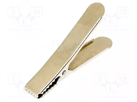 HAUENLEUKA - 10A - RUOSTUMATON TERÄS - L: 55,9MM - LEUKOJEN VÄLI: 13MM - Krokotiili klipsit - BU-113XPNLARGE - 1