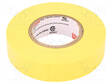 ERISTYSTEIPPI - W: 19MM - L: PAKS.: 0,18MM - KELTAINEN - Eristysteipit ja -nauhat - PLH-PR37-19-20YE - 1