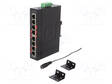 ETHERNET KYTKIN - PORTTIEN LUKU: 8 - 12÷48VDC - RJ45 - Teollisuusverkot - LNX-800A-E - 1