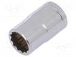 HYLSY - 12-KULMA,HYLSY-11MM - 3/8" - KROMI-VANADIINITERÄS - Hylsyavaimet - WP-W074135WE - 1