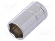 HYLSY - 6-KULMA,HYLSY-HEX 16MM - 1/2" - KROMI-VANADIINITERÄS - Hylsyavaimet - WP-W074176WE - 1