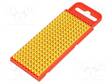 MERKIT - MERKINTÄ: N - 2÷2,8MM - POLYAMIDI - KELTAINEN - -40÷85°C - WIC - Kaapeleiden merkintä - WIC1-N-PA66-YE - 1