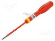 SCREWDRIVER: INSULATED - SLOT - 2X0.4MM - BLADE LENGTH: 40MM - 1KVAC - Ruuvimeisselit ja sarjat - FACOM-AT2X75VE - 1