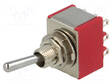 VIPUKYTKIN - ASENNOT: 2 - 3PDT - ON-ON - 5A/125VAC - 5A/28VDC - -30÷85°C - Vipukytkimet - IC3101T1B1M1QE - 1