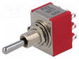 VIPUKYTKIN - ASENNOT: 3 - 3P3T - ON-OFF-ON - 5A/125VAC - 5A/28VDC - -30÷85°C - Vipukytkimet - IC3201T1B1M1QE - 1