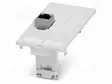 FRONT PLATE, NUMBER OF POSITIONS: 8, 100 MBPS, CAT5E - Kiskoliittimet - SI-FP-R1A-D1E - 1