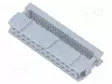 LIITIN: IDC - PIN: 26 - SERIES 050 - 3A - IDC - - 2,54MM - 2X13 - Signaaliliittimet rasteri 2,54mm - 050-026-435A-E - 1