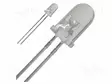LED - PUNAINEN - 5MM - 7400MCD - 30° - -40÷100°C - PYÖREÄ - 5,8X5,8X8,7MM - Pyöreät LEDit - OVLFR3C7-TTE - 1