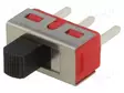 LIUKUKYTKIN - AS: 3 - SP3T - 2A/250VAC - 5A/28VDC - ON-OFF-ON - THT - Mikrokytkimet - 5MS3S102AM2QE - 1