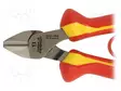 SIVULEIKKURIT -LEIKKAAMISEEN,ERISTETYT - 160MM - Sähköasentajan VDE pihdit - FACOM-391A.16VE - 3