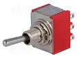 VIPUKYTKIN - ASENNOT: 2 - 3PDT - ON-ON - 2A/250VAC - 5A/28VDC - -35÷80°C - Vipukytkimet - 1M31T1B1M1QE - 1