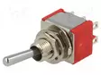 VIPUKYTKIN - ASENNOT: 2 - DPDT - ON-(ON) - 2A/250VAC - 5A/28VDC - -35÷80°C - Vipukytkimet - 1MD2T1B1M1QE - 1