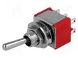 VIPUKYTKIN - ASENNOT: 3 - DP3T - ON-OFF-ON - 2A/250VAC - 5A/28VDC - -35÷80°C - Vipukytkimet - 1MD3T1B1M1QE - 1