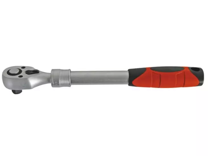 1/2'' EXTENDABLE RATCHET HANDLE - 72T - Kuusiokolo- ja TORX avaimet - HRATE - 1