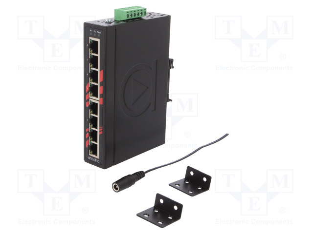 ETHERNET KYTKIN - PORTTIEN LUKU: 8 - 12÷48VDC - RJ45 - Teollisuusverkot - LNX-800A-E - 1
