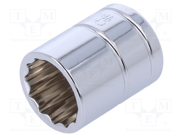 HYLSY - 12-KULMA,HYLSY-1/4" - KROMI-VANADIINITERÄS - 14MM - Hylsyavaimet - WP-W074061WE - 1